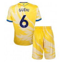 Camisa de time de futebol Crystal Palace Marc Guehi #6 Replicas 2º Equipamento Infantil 2024-25 Manga Curta (+ Calças curtas)